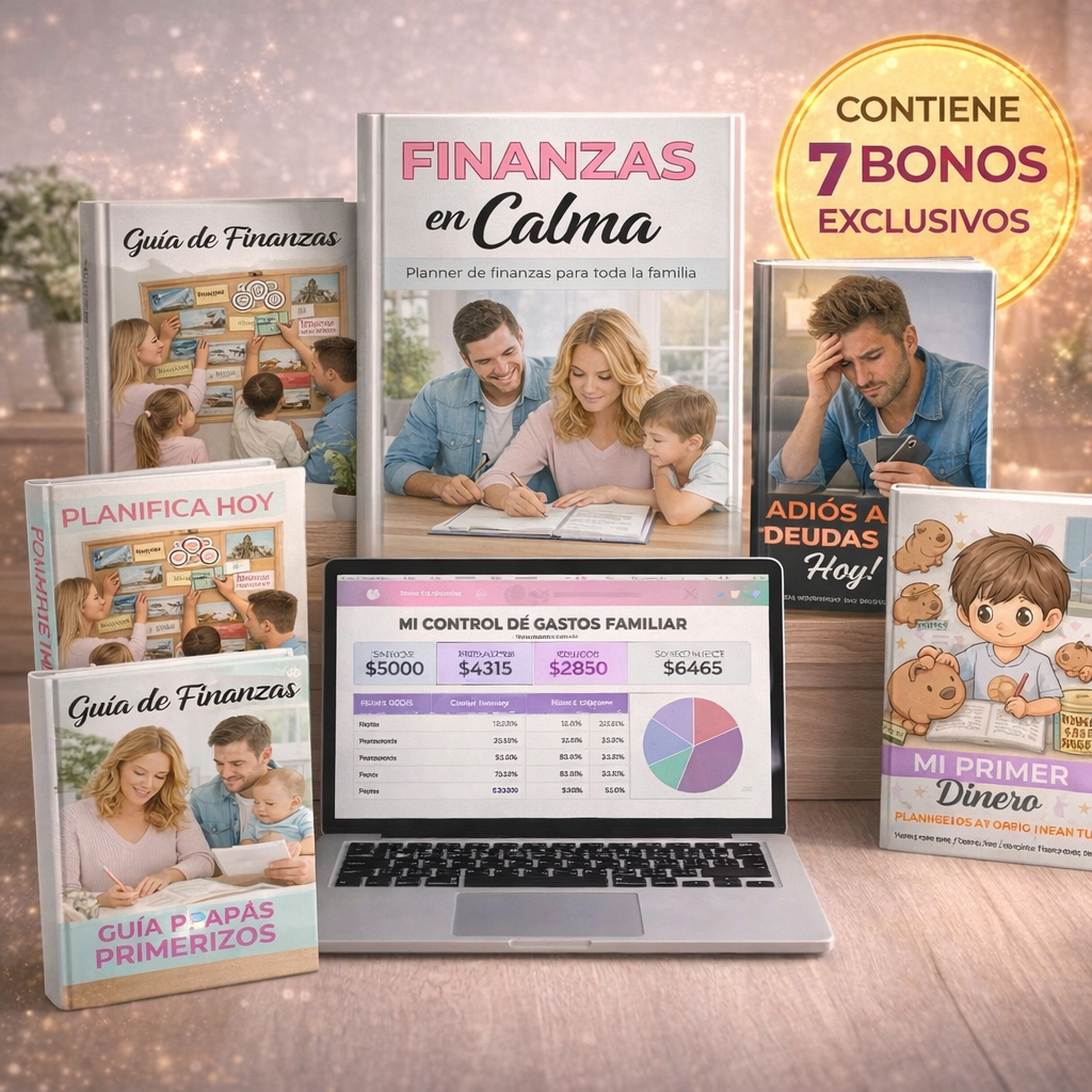 Finanzas en Calma: Planner Imprimible para llevar un registro de tus finanzas!